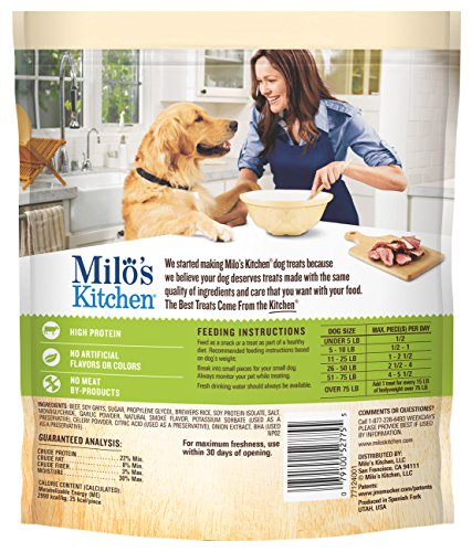Tranches boeuf et riz Milo's Kitchen, récompense idéale pour l'entraînement.
