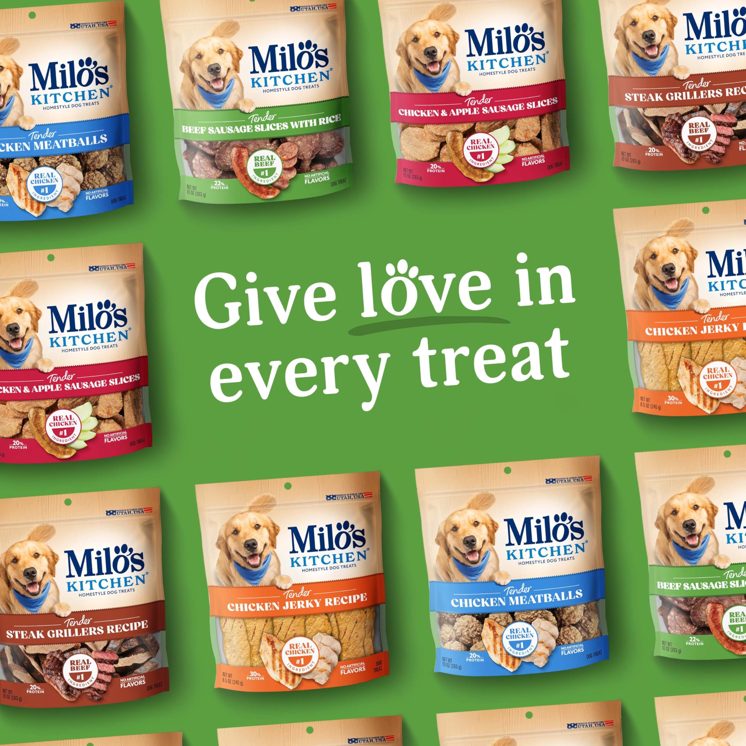 Milo's Kitchen sachet 10 oz pratique pour chien