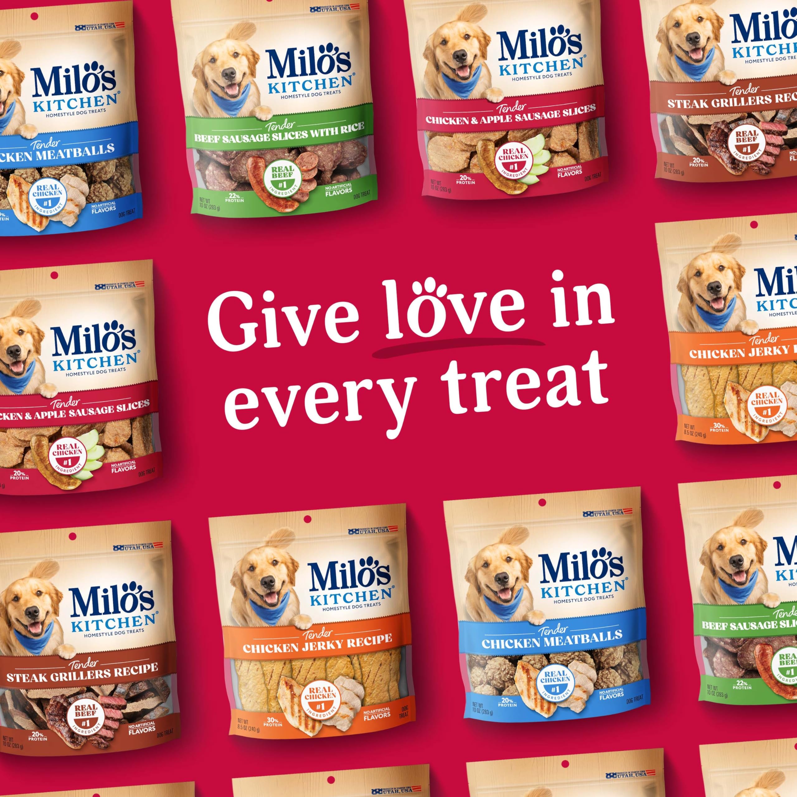 Milo’s Kitchen sans additifs et colorants.