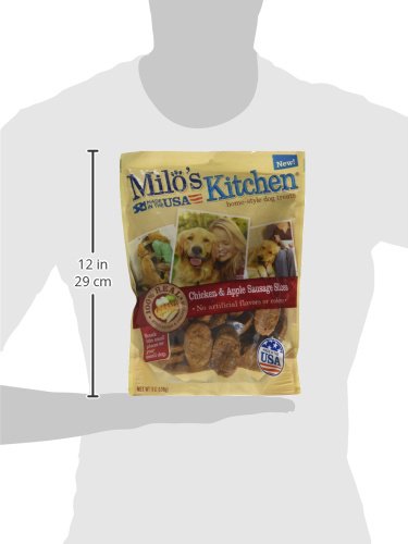 Milo’s Kitchen tranches tendres pour séances d’entraînement canin.