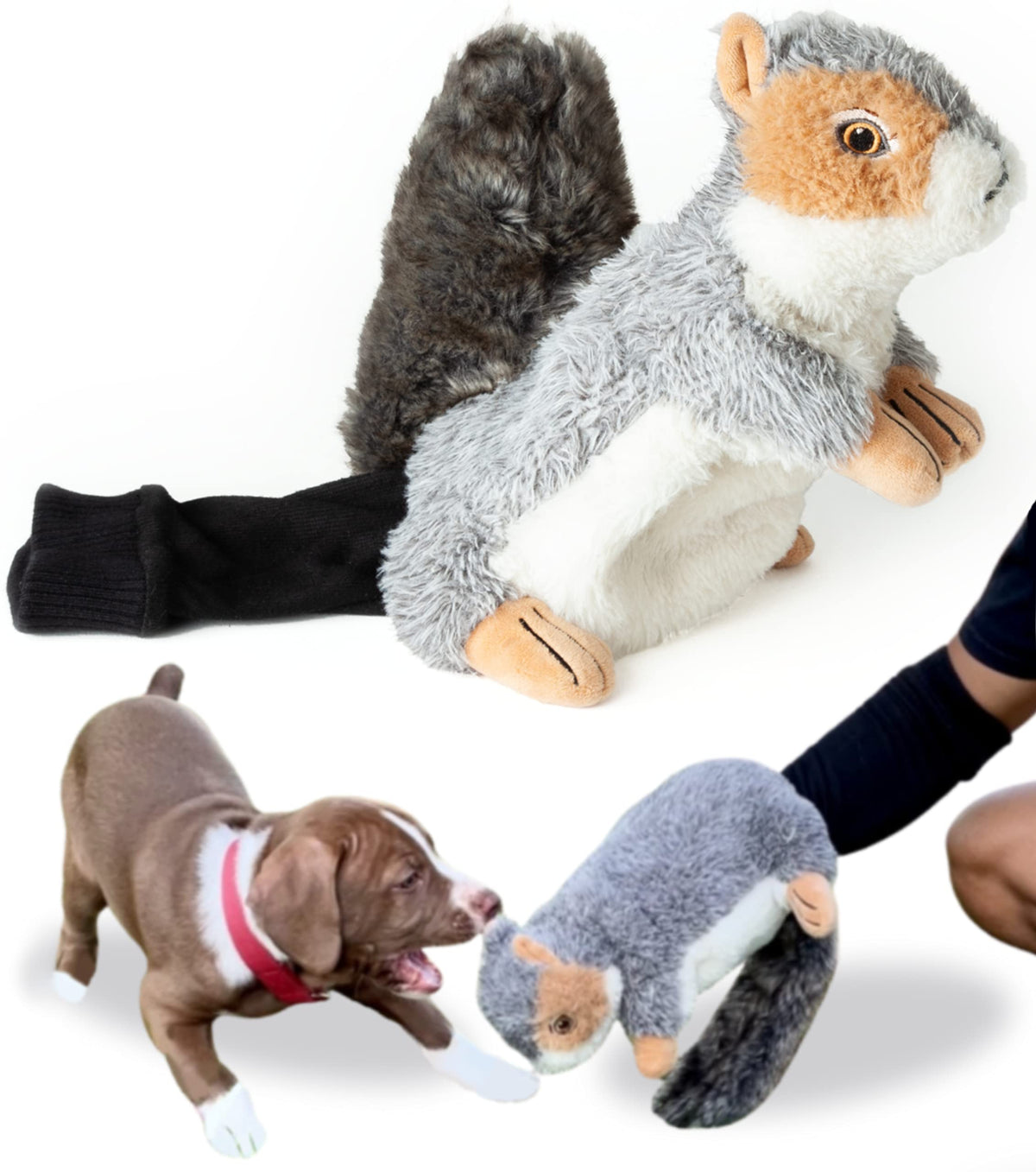 Milunova Pupr Pals: peluche interactive pour chien et chat, favorisant le jeu partagé