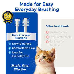 Design en une pièce de la brosse pour chat MIND UP