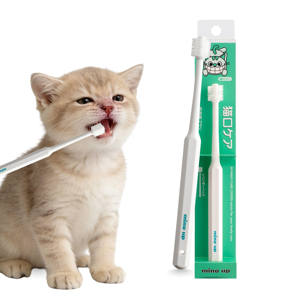 Brosse MIND UP pour chat avec tête cylinder 360 degrés et contact constant