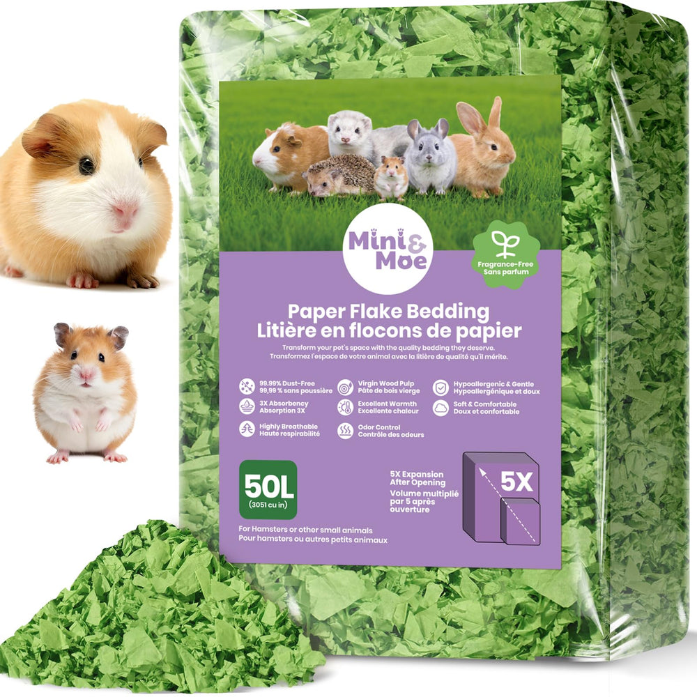 Mini-Moe emballage-couche-petit-animal, pratique et facile à repérer en rayon.