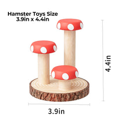 Mini&Moe escalier champignon bois rotatif, stimule le jeu en hauteur.