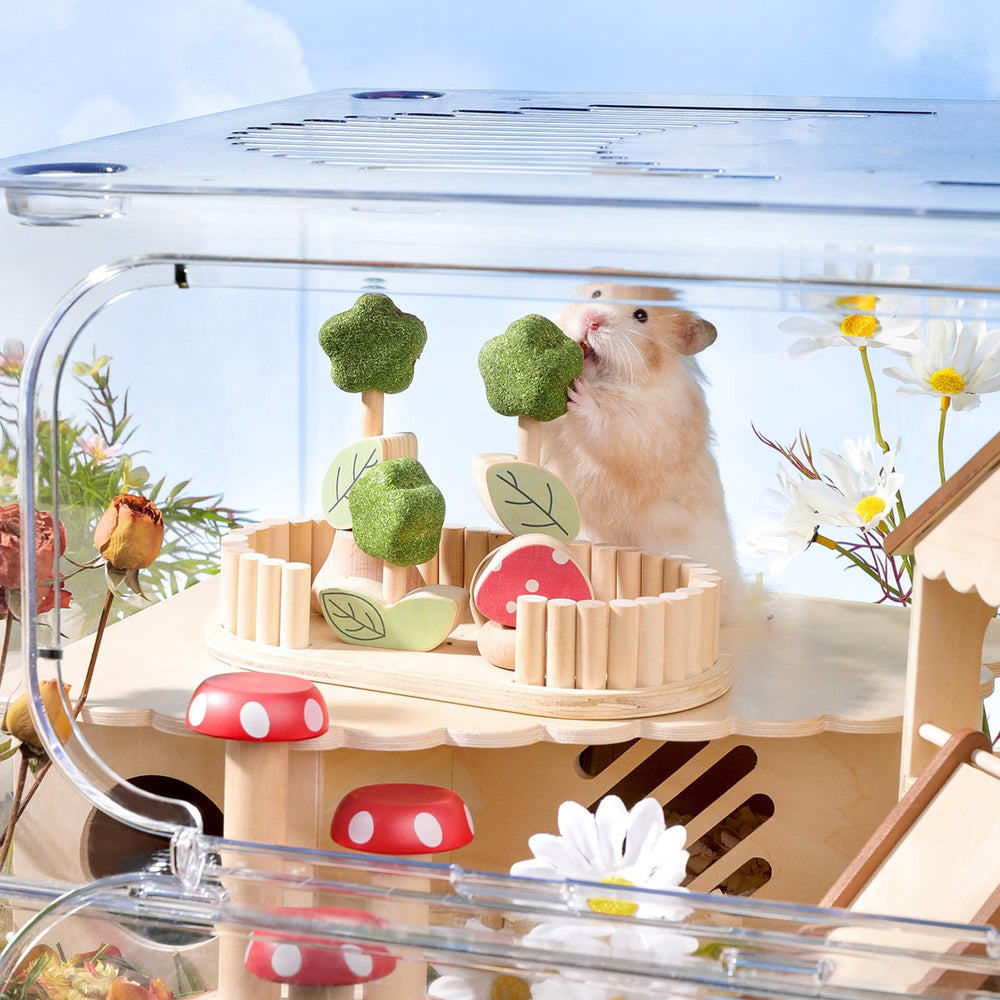 mini&moe - jouet de rechange quotidien: enrichissement facile pour petits animaux.