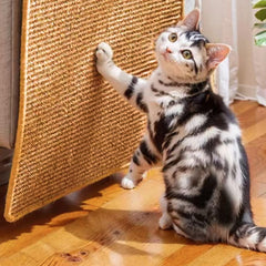 Minni-Goods tapis-sisal chat durable, usage polyvalent dans salon et chambre.