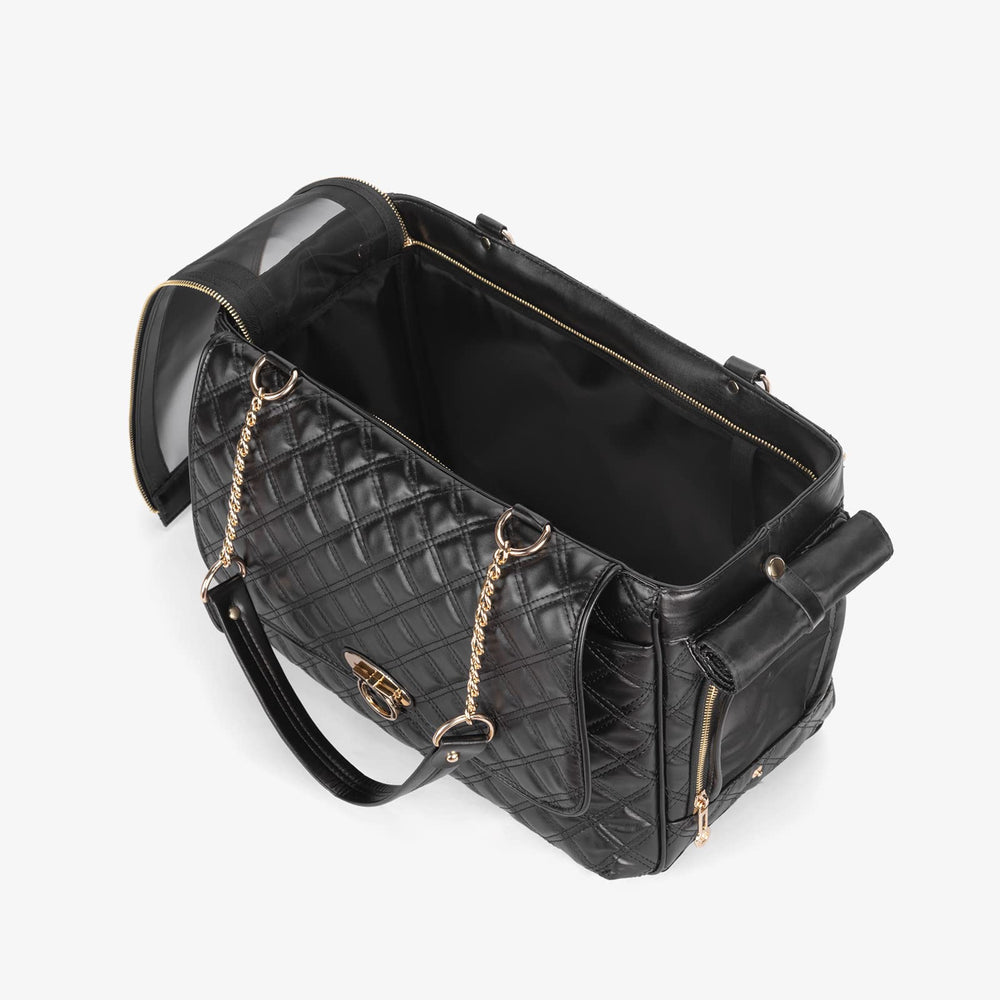Minsong porte-animaux-securite-lacet, sécurité intégrée pour éviter les escapades.