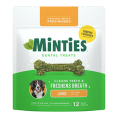Minties : emballage de 12 unités pour démarrer l’hygiène dentaire quotidienne.