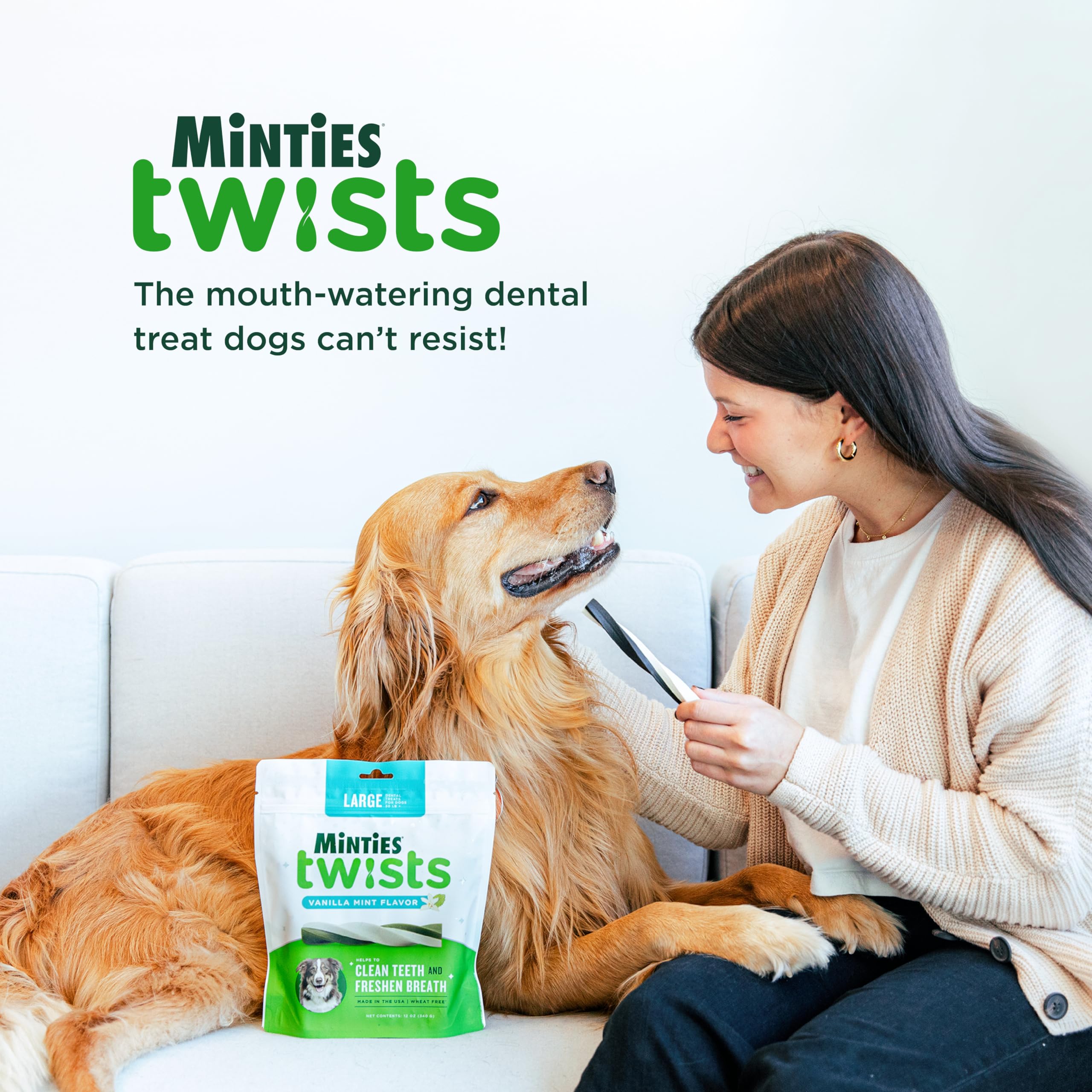 Minties Twists – emballage pratique avec 40 friandises faciles à emporter.