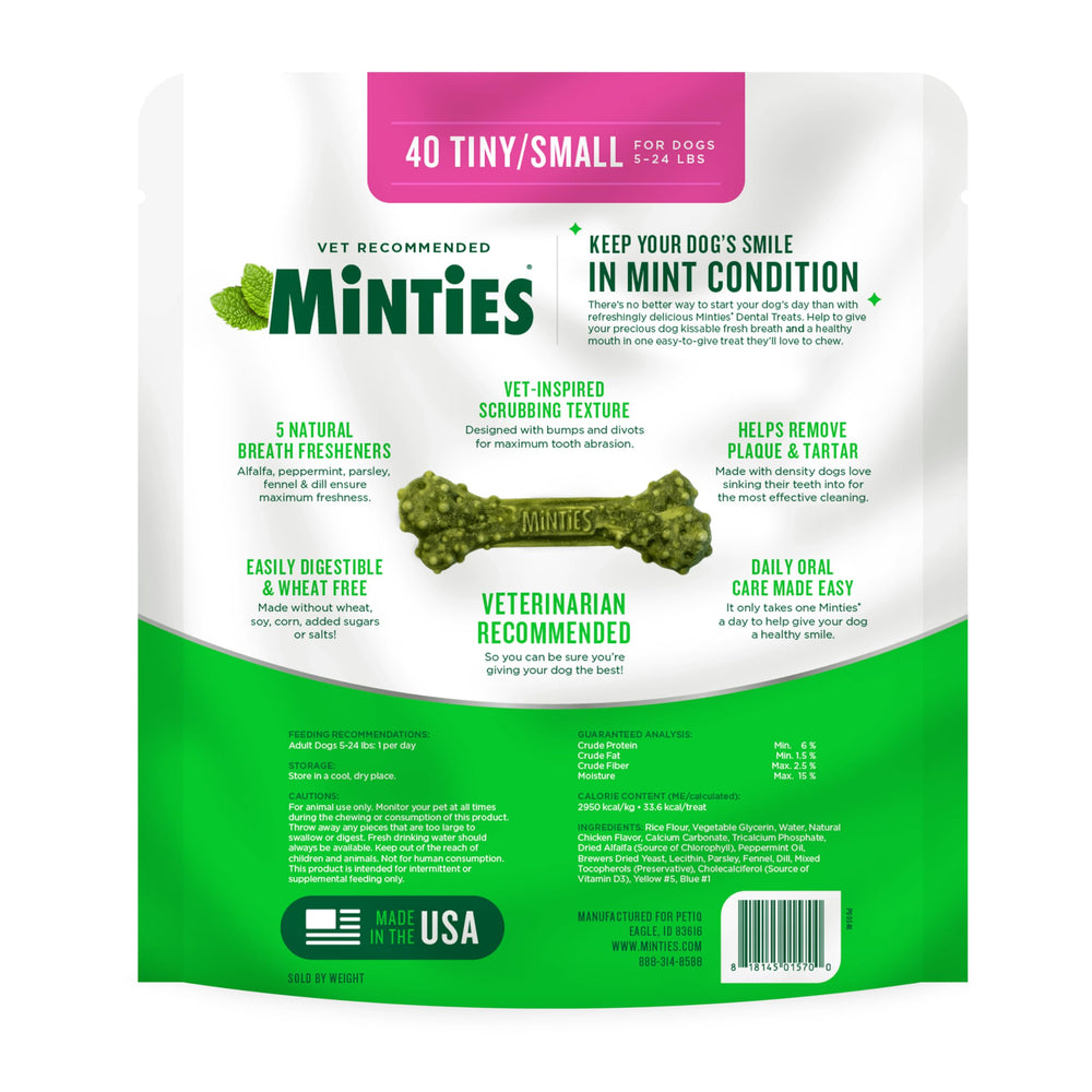 Minties 40 pièces, emballage pratique pour la distribution quotidienne et la conservation.