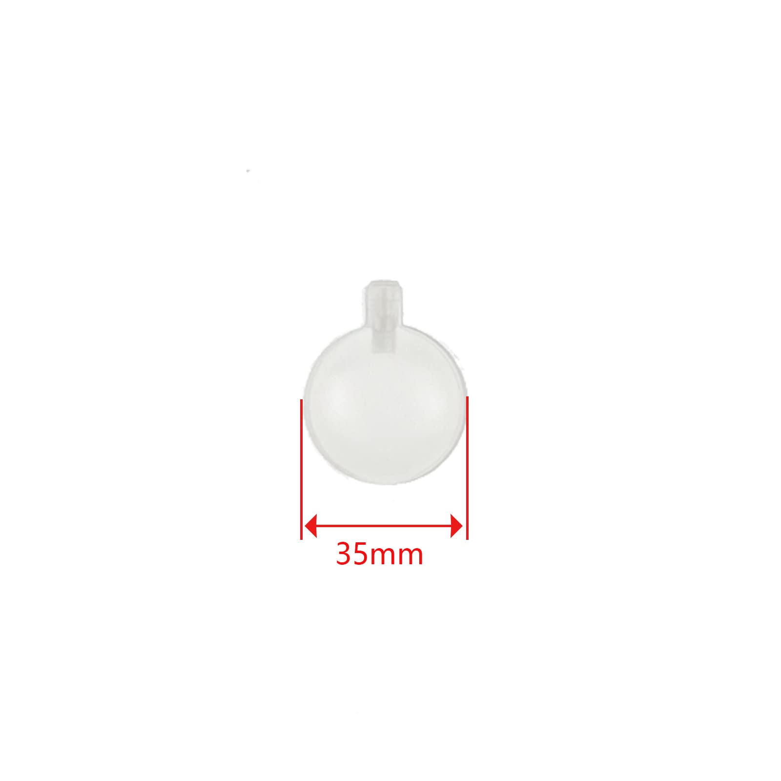 Lot de 100 sifflets Miokun en plastique transparent, pratique pour réparations.
