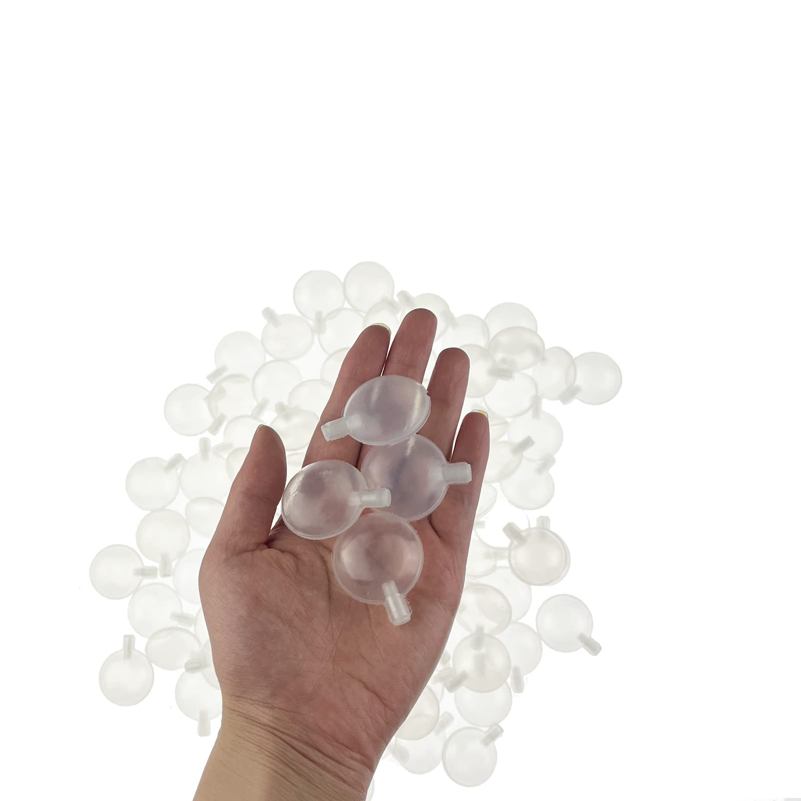 Sifflets Miokun transparents 35mm pour jouets, prêt à l’emploi.