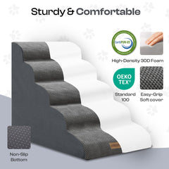 Housse lavable sur l’escalier Miorun pour chien, entretien facile.