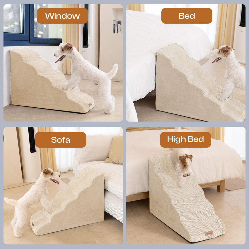 Housse lavable en velours des escaliers Miorun pour entretien facile