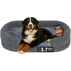 Lit pour chien Miorun orthopedique mémoire offrant un soutien articulaire