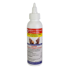 Miracle Care R7: traitement d'oreilles pour chien, bouteille de 4 oz prête à l’emploi.