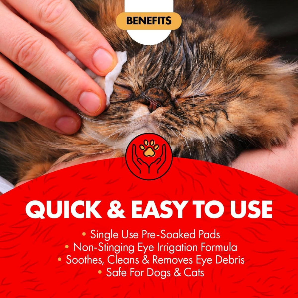 Tampon Miracle Care jetable – pratique et sans gâchis pour les yeux canins et félins