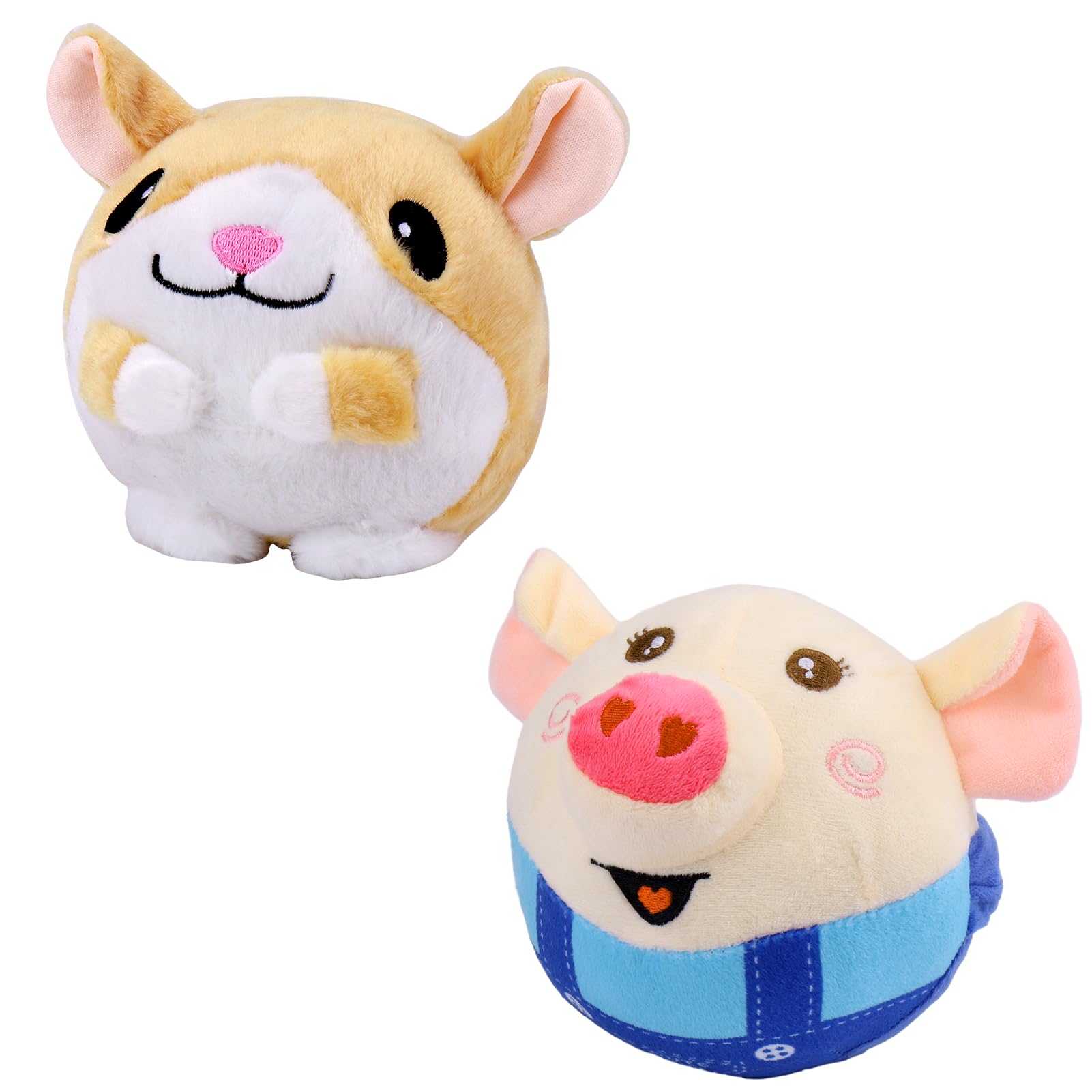 Housse Mity Rain pour balle interactive, motif cochon bleu, remplacement rapide.