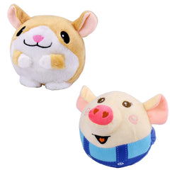 Housse Mity Rain pour balle interactive, motif cochon bleu, remplacement rapide.