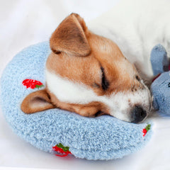 Mity rain, coussin-chien-apaisant: favorise repos et calme.