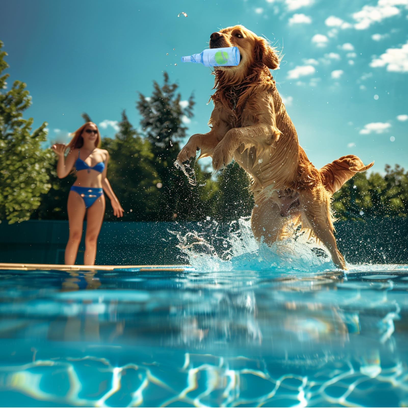 Jouet Mity rain: entraînement dentaire et jeu mental pour chiens.