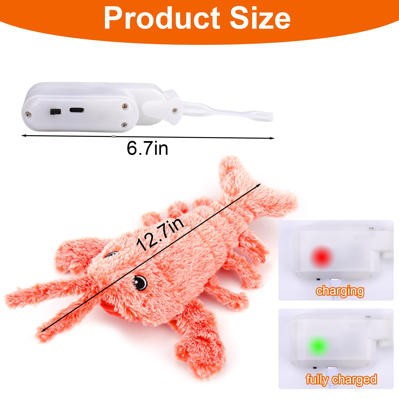 Mity Rain: jouet homard cri sonore pour l’amusement du chien.