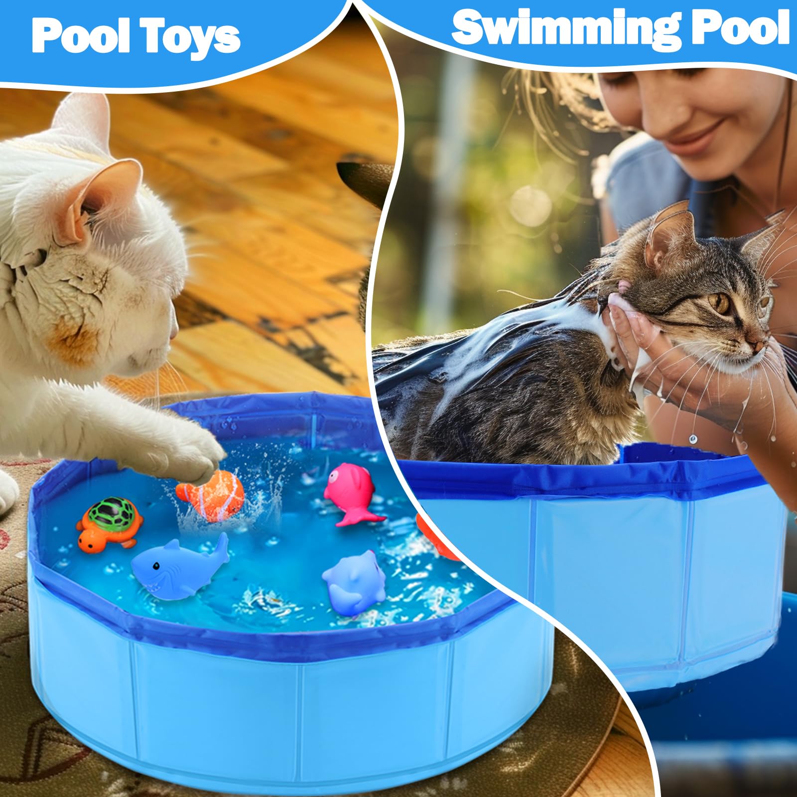 Mity rain Simple à utiliser eau et poissons, installation rapide pour le chat.
