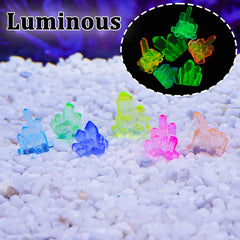MIUPOO Glow Crystal – pierres lumineuses pour bonsai, ajout visuel captivant.
