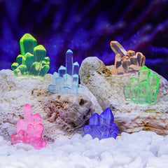 MIUPOO Glow Crystal – décor intérieur, accents lumineux pour vase ou plante.