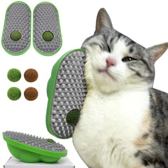 Miwoowim balles herbe à chat mur adhésif pour stimulation.