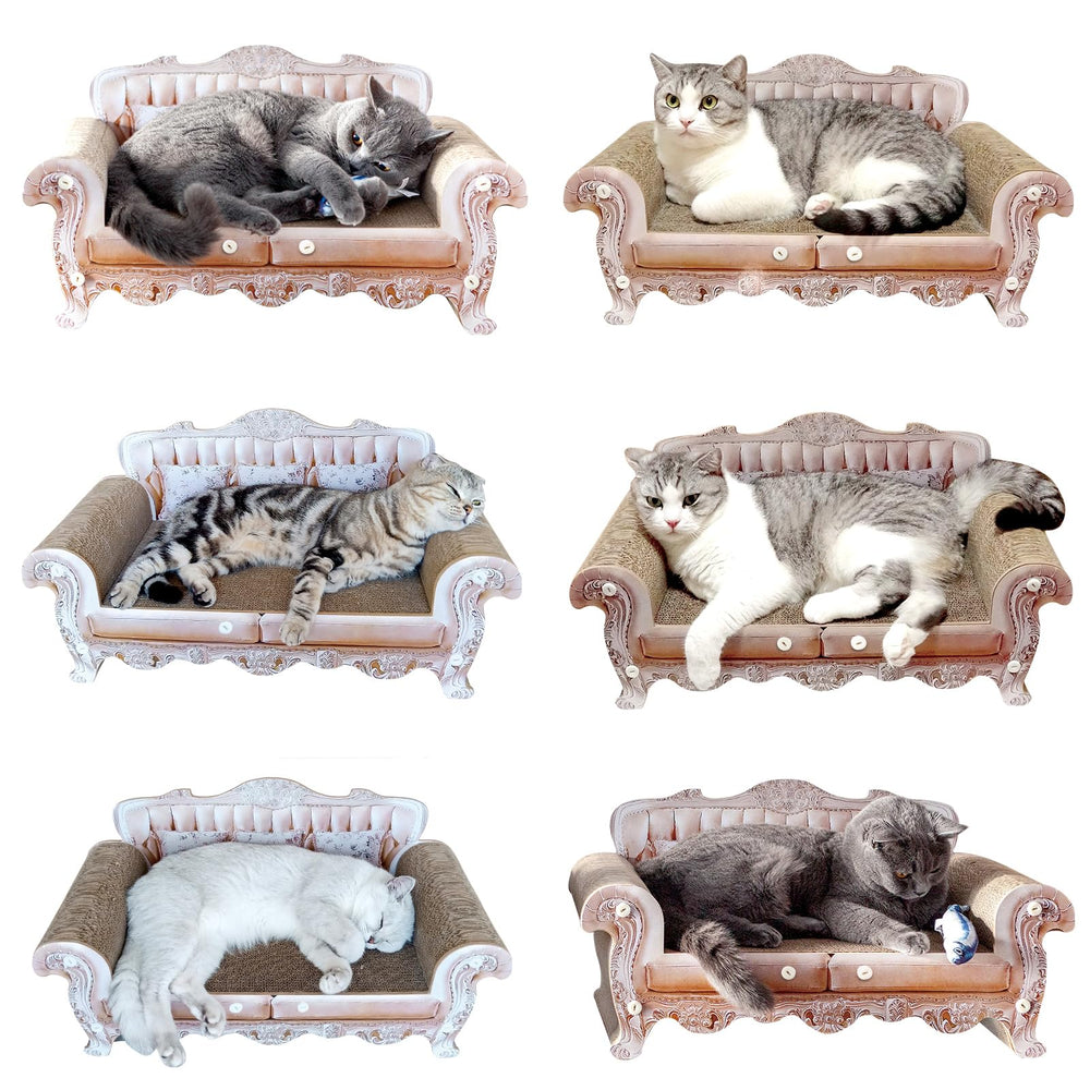 Miwoowim boite-grattoir chat 17,3 pouces, aire de jeu et repos.