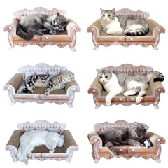 Miwoowim boite-grattoir chat 17,3 pouces, aire de jeu et repos.