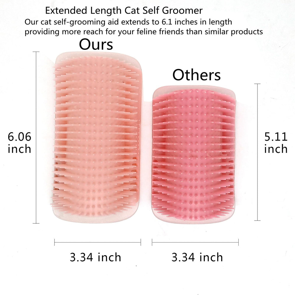 Massage doux avec Miwoowim, brosse murale qui apaise le chat pendant le toilettage.
