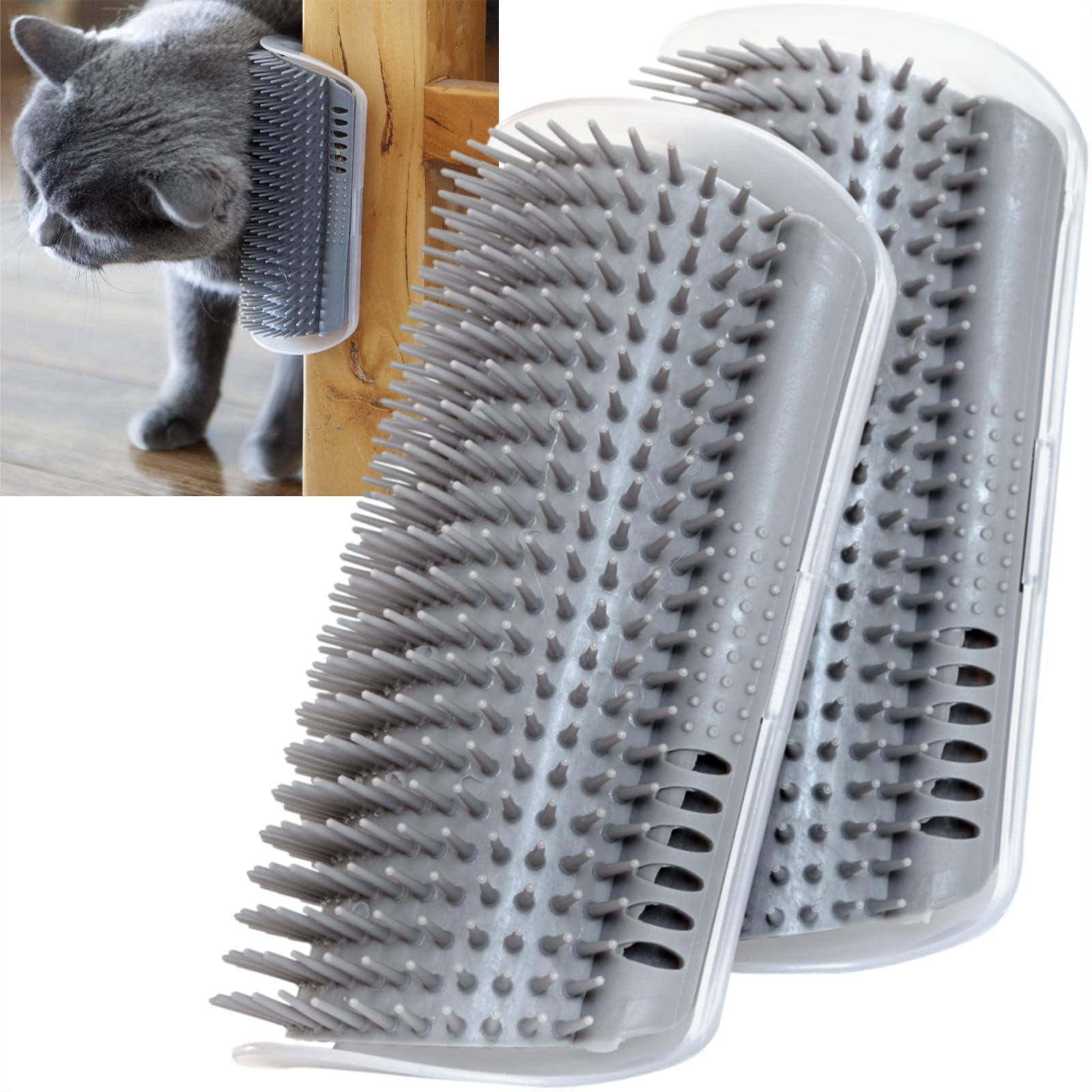 Miwoowim Allongée: brosse murale longue pour chats avec une portée améliorée.