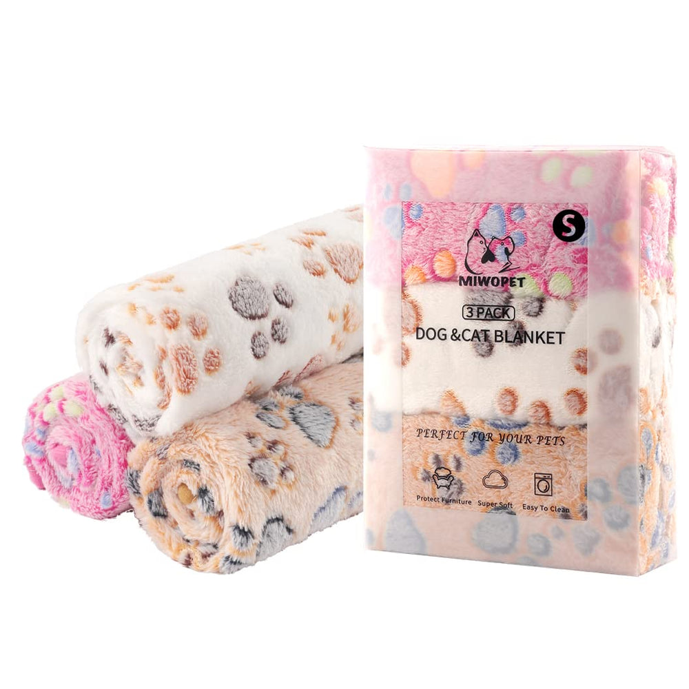 MIWOPET lot de 3 couvertures, pratique et polyvalent pour animaux.