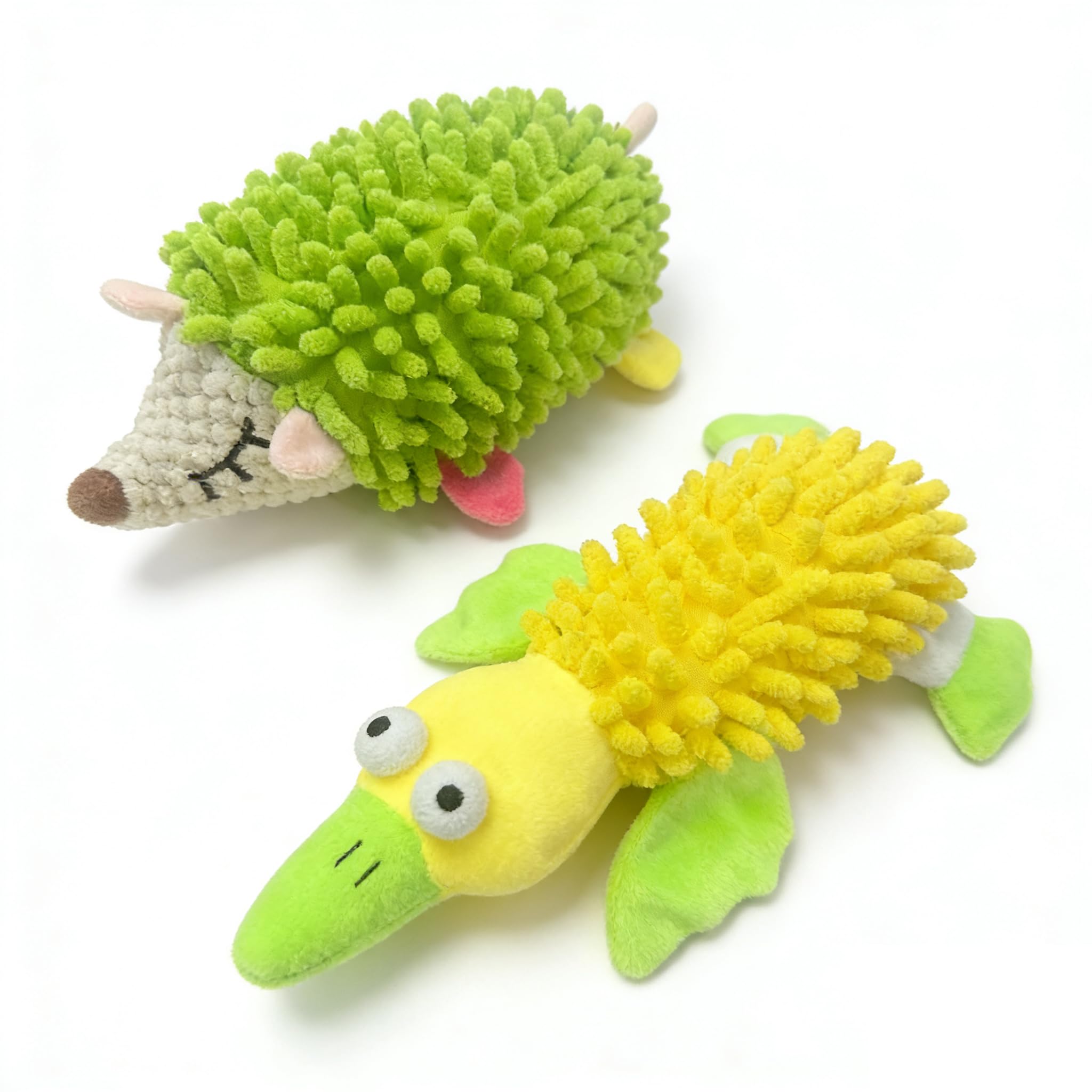 MIXCOTIA jouet hérisson peluche: rembourrage doux et coutures renforcées pour durer.