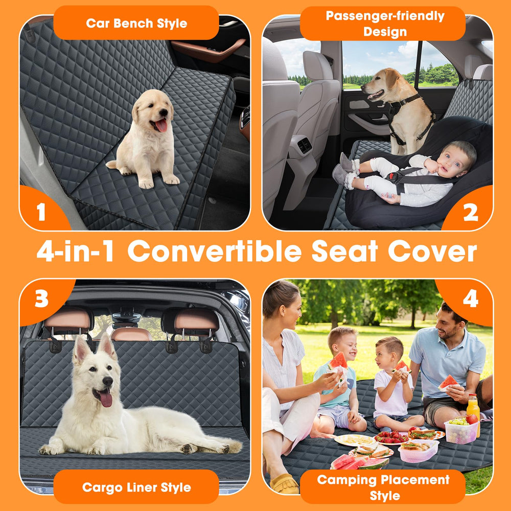 MIXJOY couverture arrière 4 en 1 hamac partage espace chien et enfant.