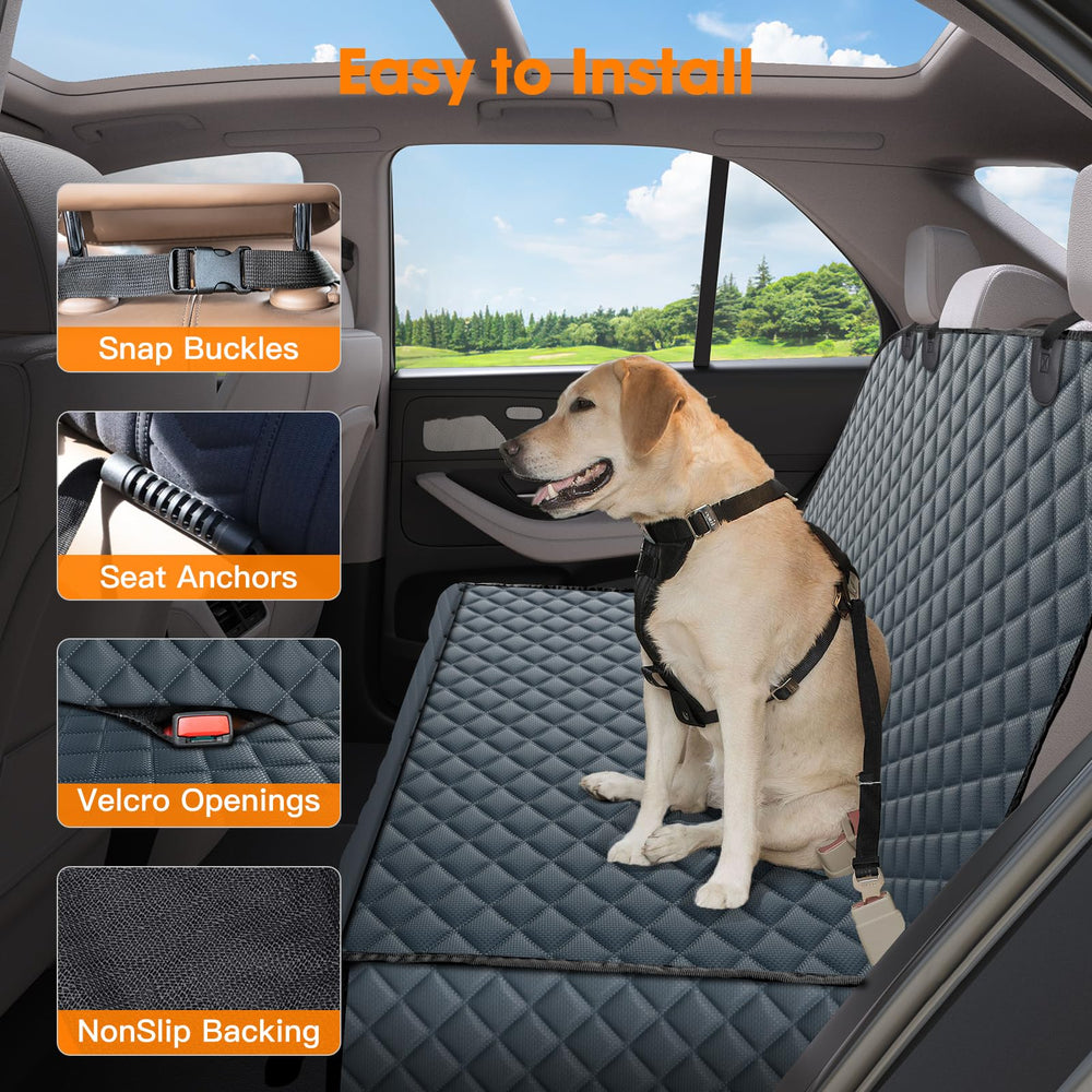 MIXJOY revêtement arrière anti-derapant chien reste en place.