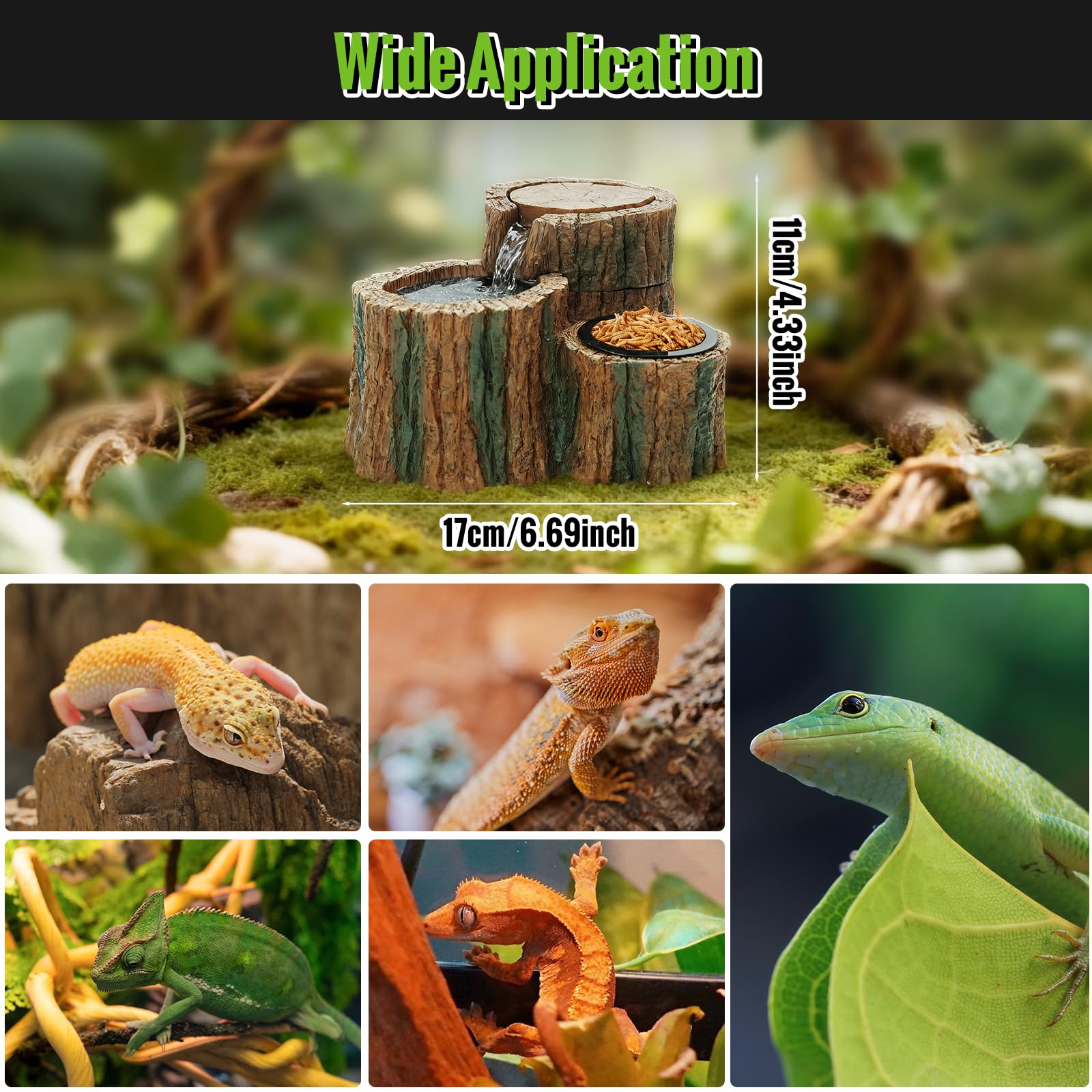 MIXJOY fontaine reptile garantie 1 an pour tranquillité d'esprit