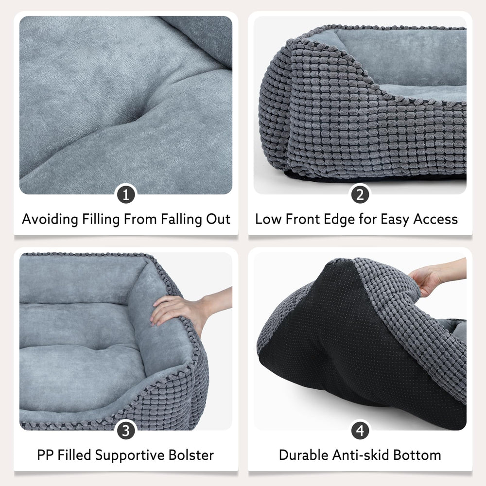 Lit MIXJOY pour chat, rectangle doux, repos confortable.