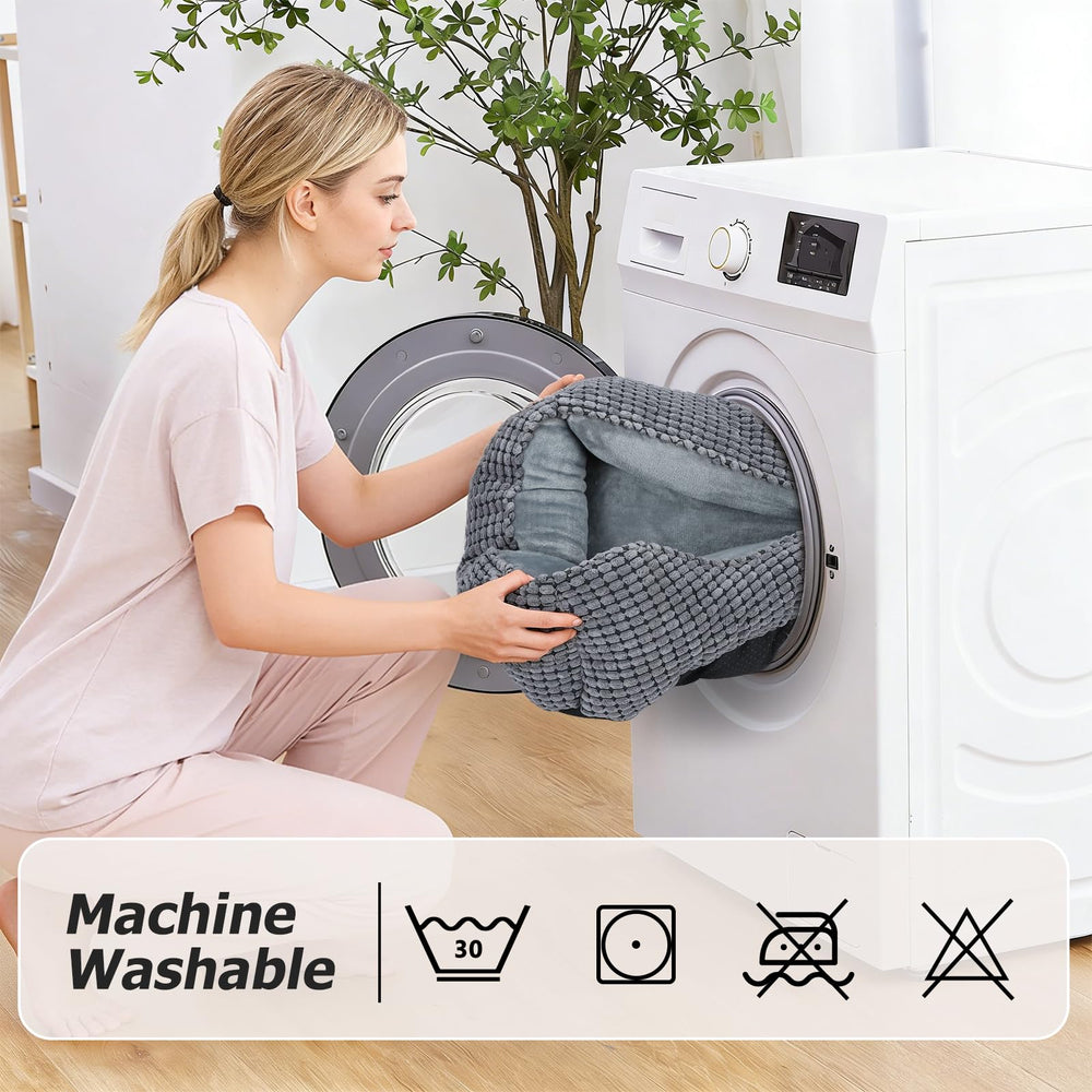 Lit MIXJOY lavable en machine, rectangle, entretien facile.