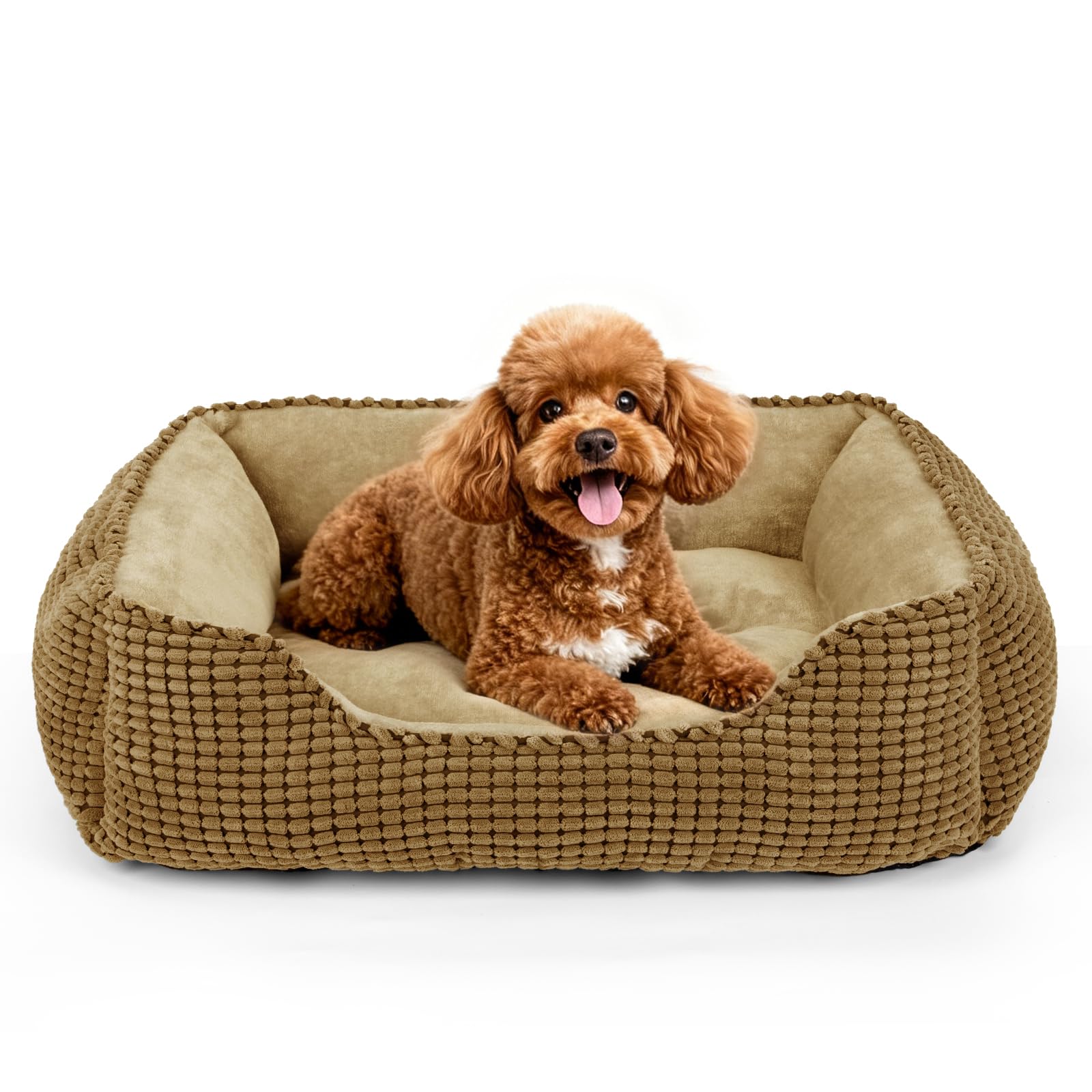 Lit orthopédique MIXJOY rectangulaire offrant un soutien doux pour les chiens.
