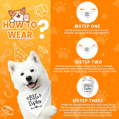 Bandana Mixrowa taille 25x17 pouces pour la plupart des chiens.