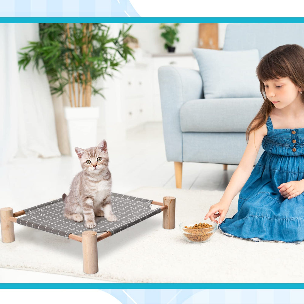 Mixweer hamac chat bois, nettoyage facile et housse lavable.