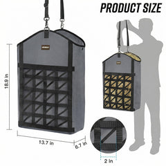 MIYABALA sac de foin hay bag ouverture large facilitant le remplissage rapide
