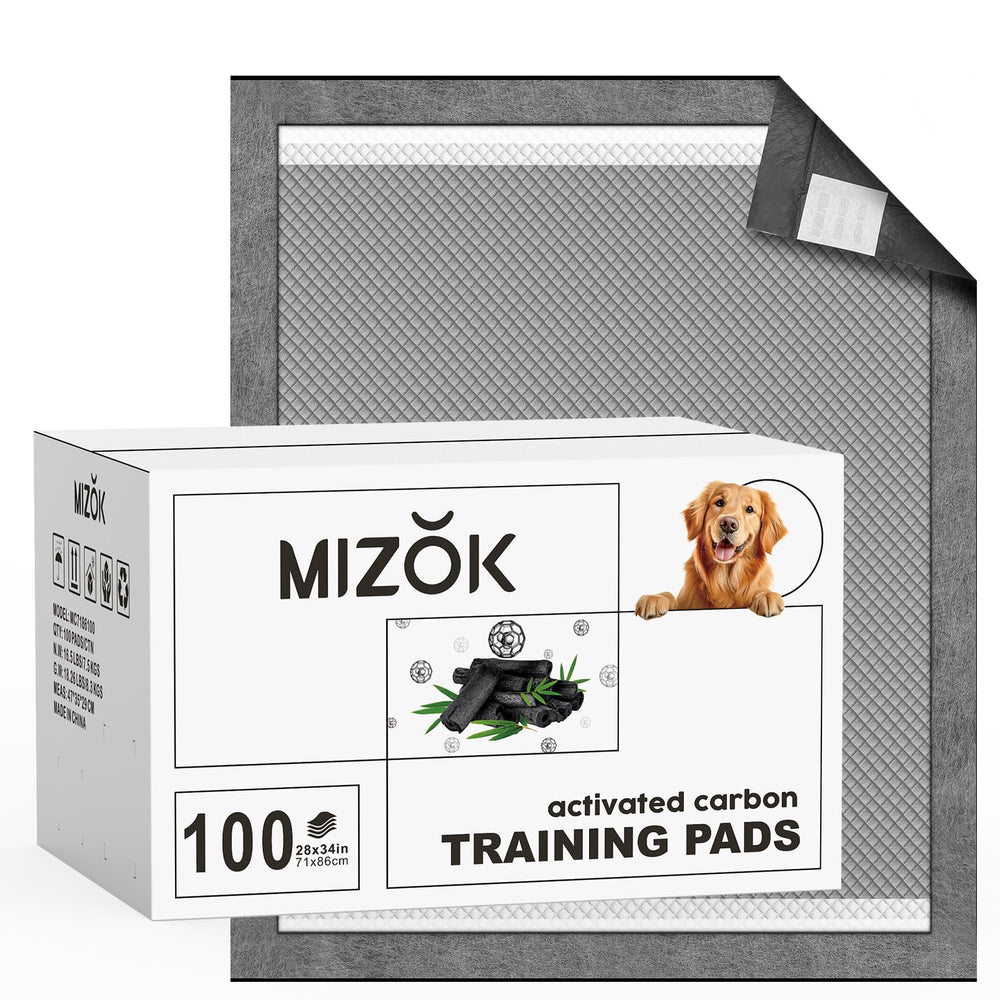 Tapis Mizok 28x34 charbons absorbants, contrôle des odeurs et protection des sols.