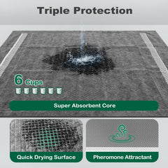 Tapis MIZOK avec adhesifs sur quatre bords pour fixation fiable