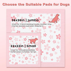 MIZOK tapis chiots rose cerisier, adhesif-base securisant le glissement.
