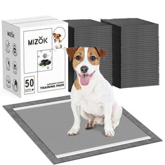 Mizok Tapis-pipi 23x24 pour chien, absorption fiable jusqu'à 4 tasses.